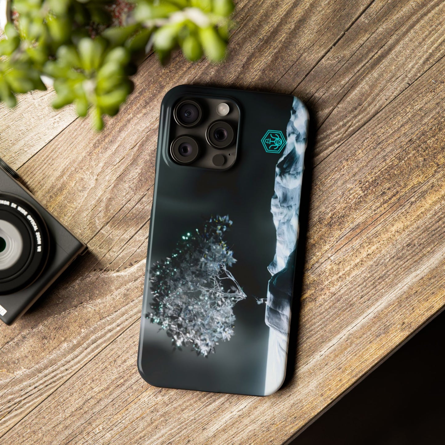 leaves of glass [stoic vortex] iPhone case ii