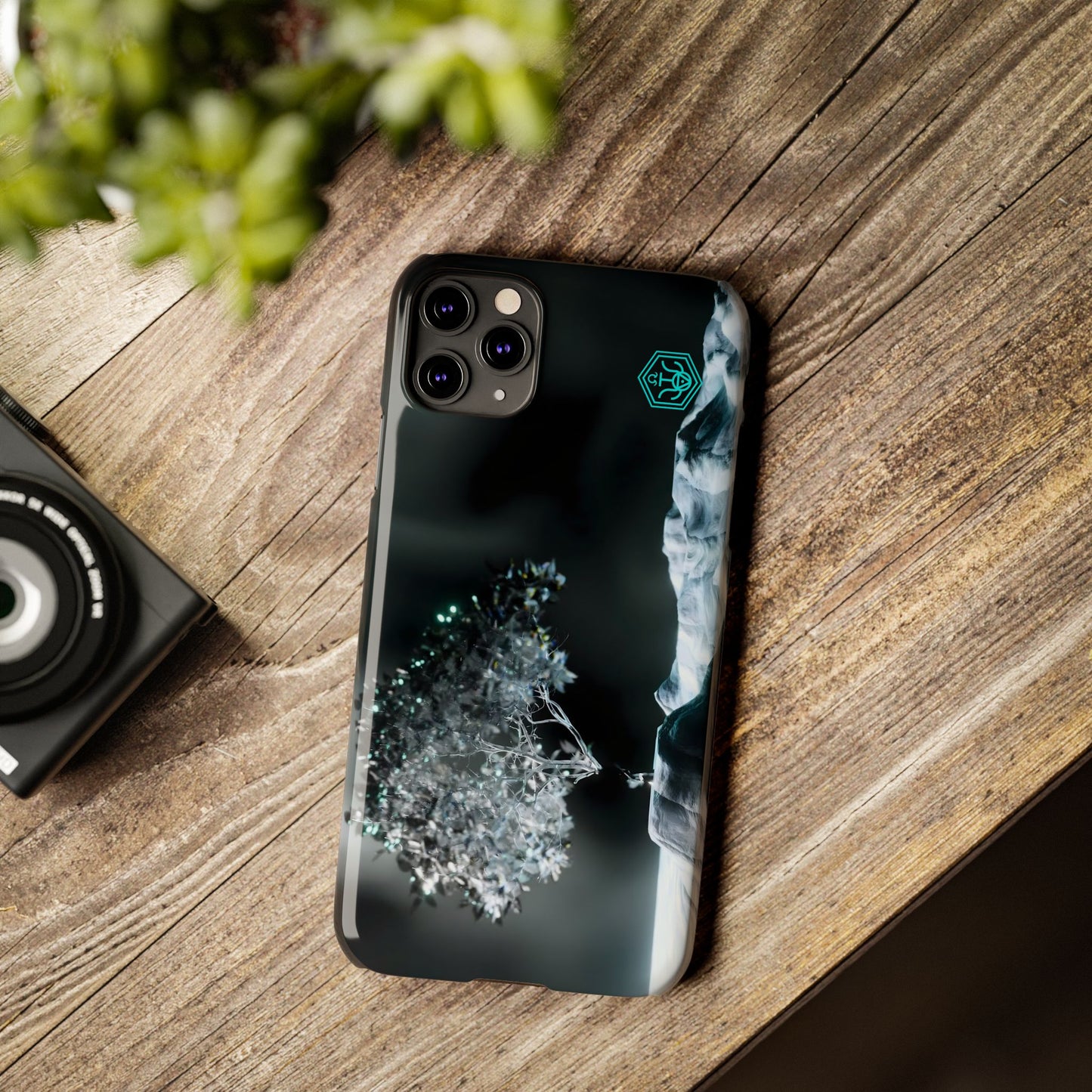 leaves of glass [stoic vortex] iPhone case ii