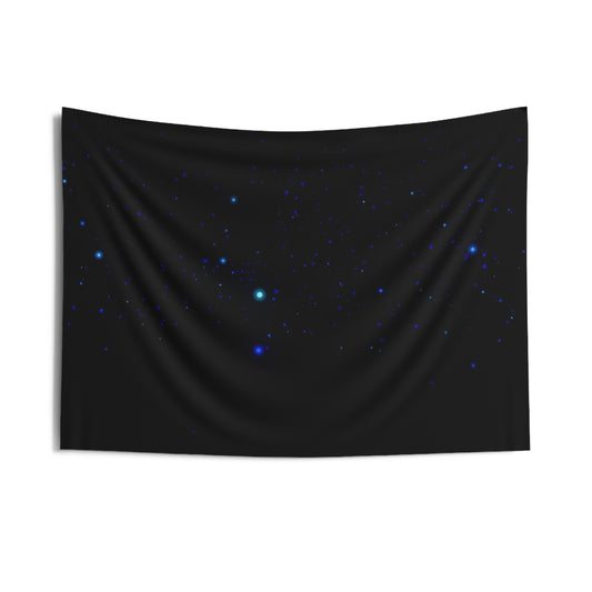 particle starfield: stable velocity [pilot vision] art tapestry