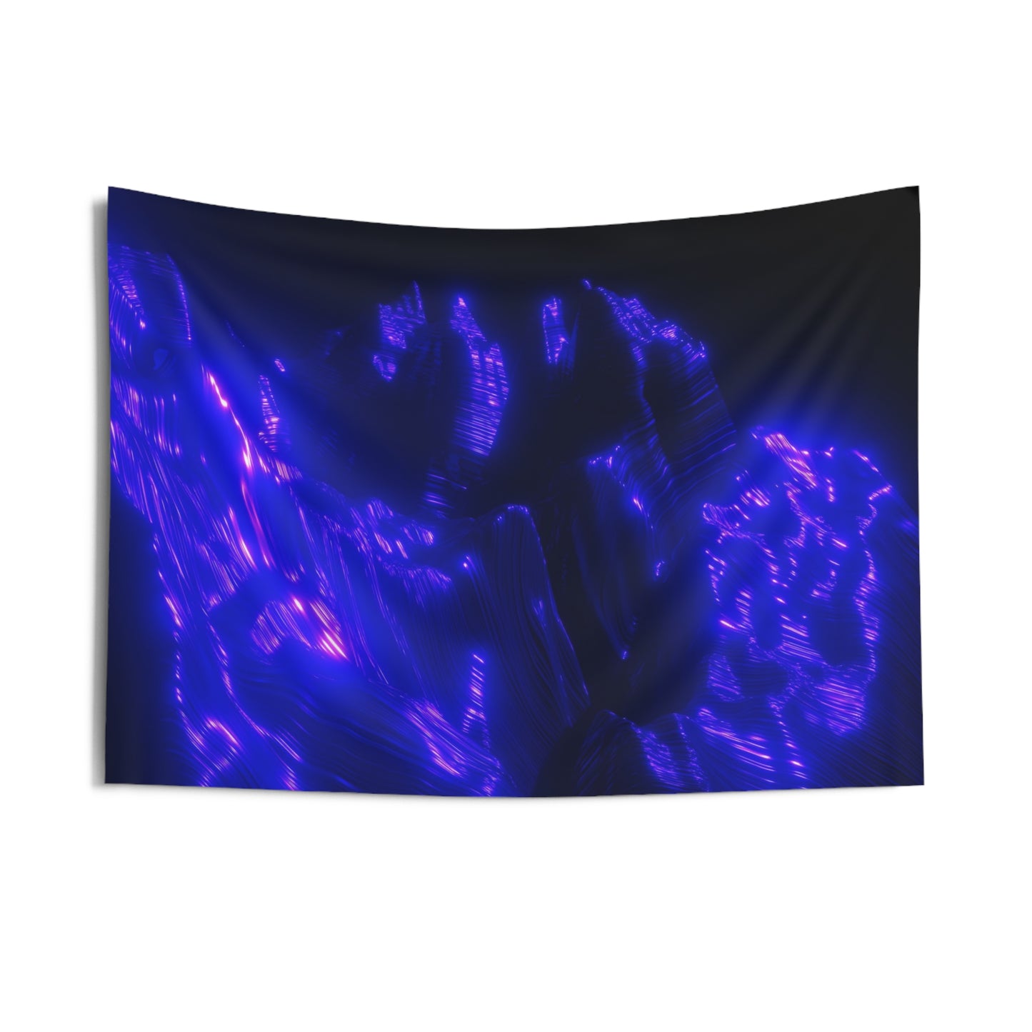 ultraviolet mountain [perspective melt] art tapestry iii