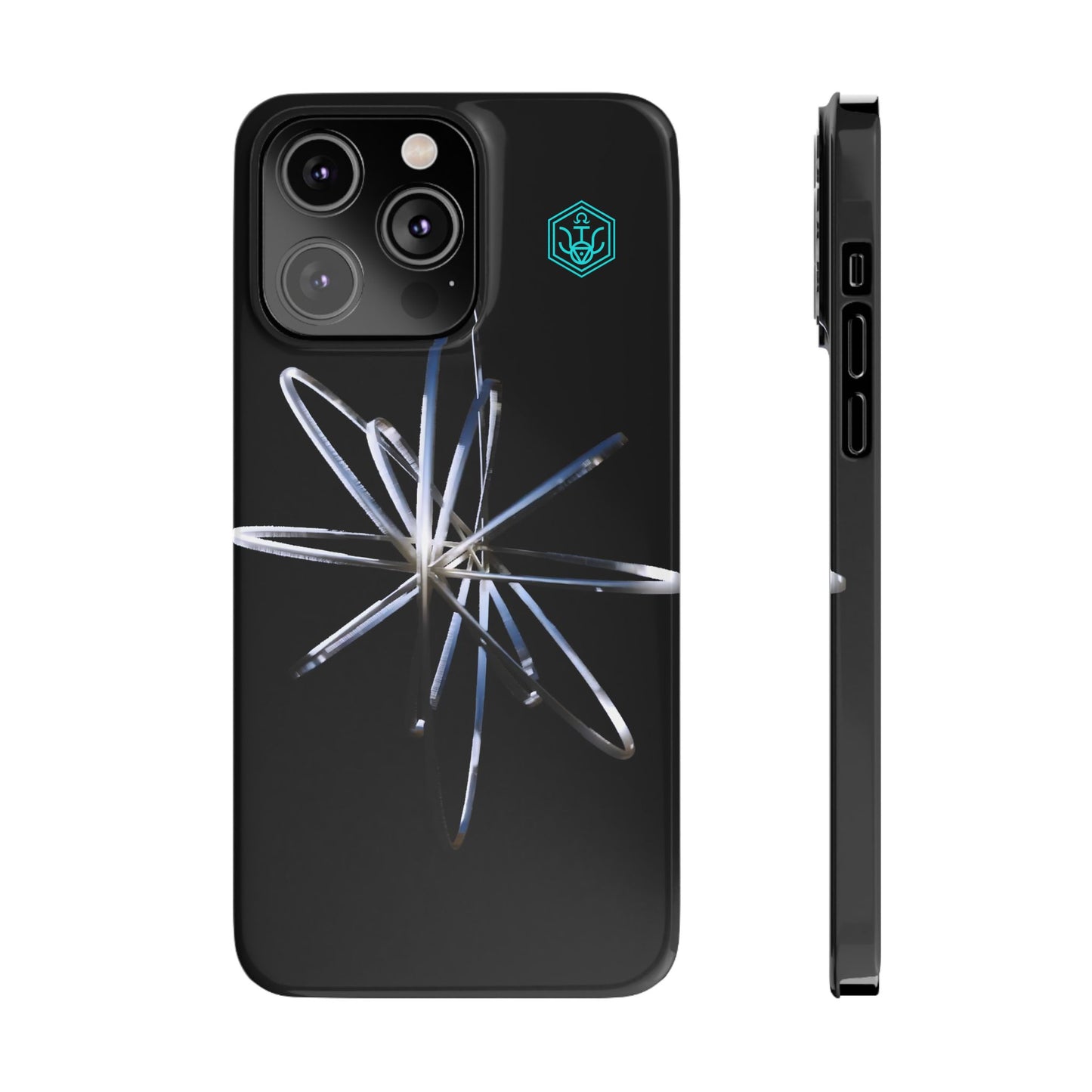 silver rings [ancient gyro relic] iPhone case