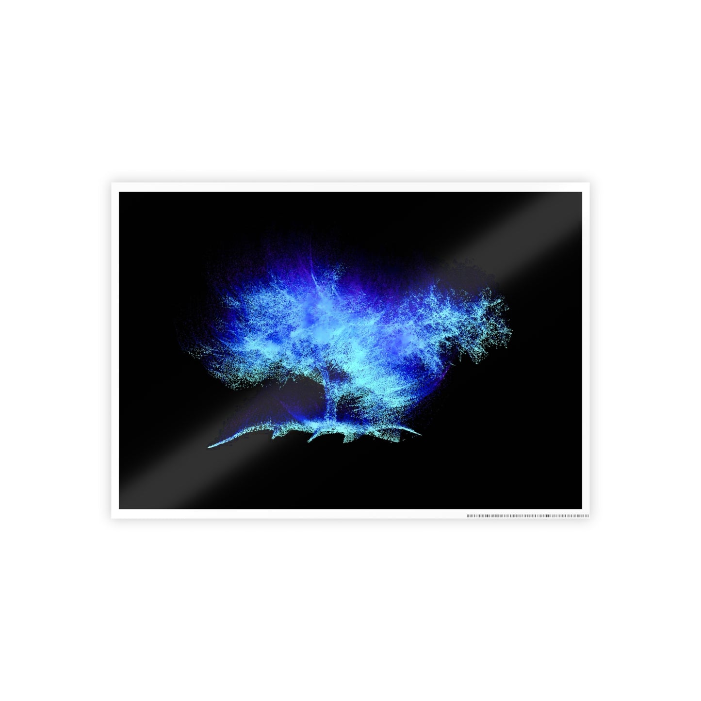 particle bonsai: time evaporation [fractal rotation] art print ii