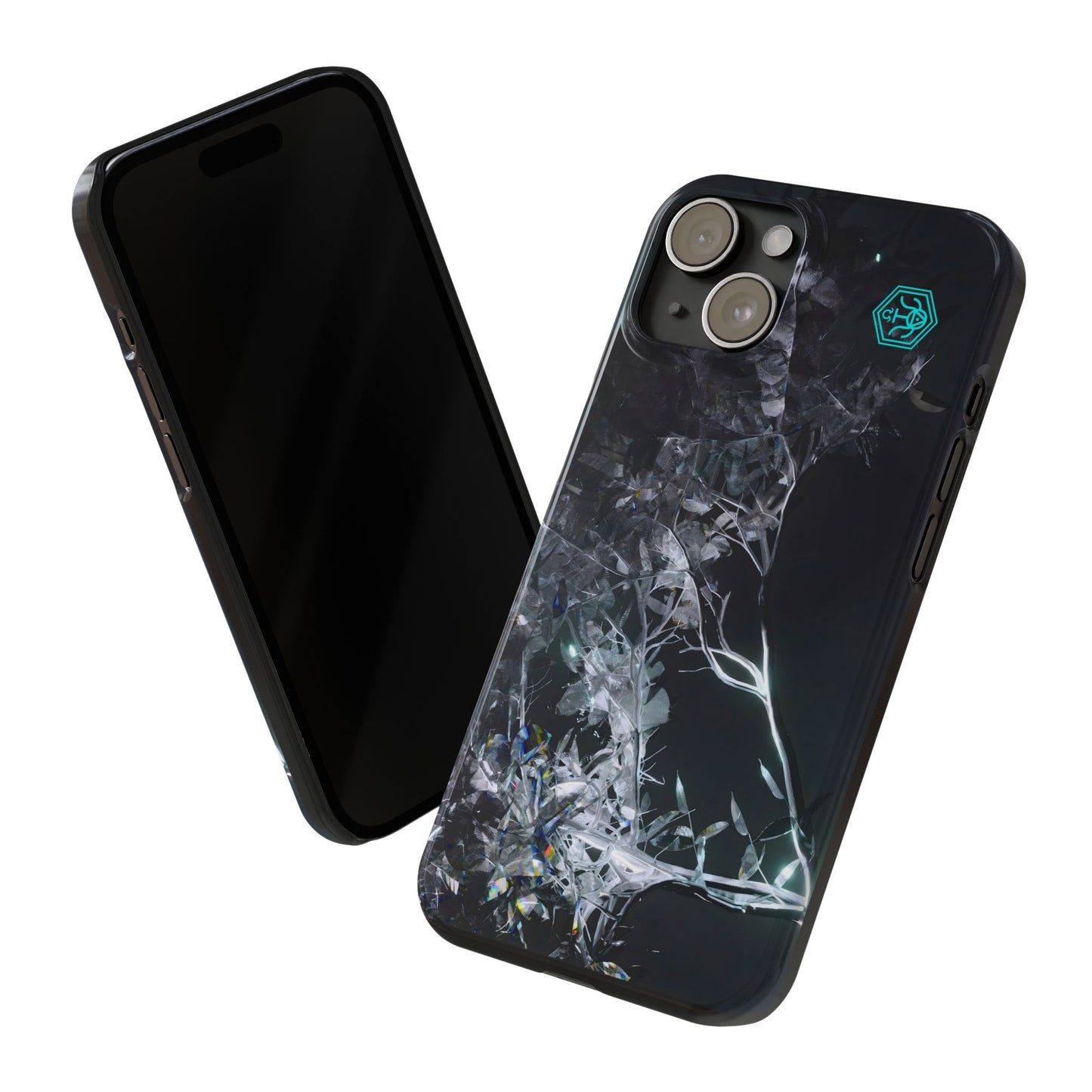 leaves of glass [midnight simulation] iPhone case ii