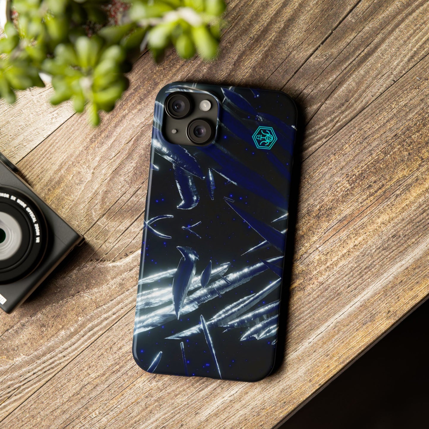 shadow totem [cosmic helix] iPhone case
