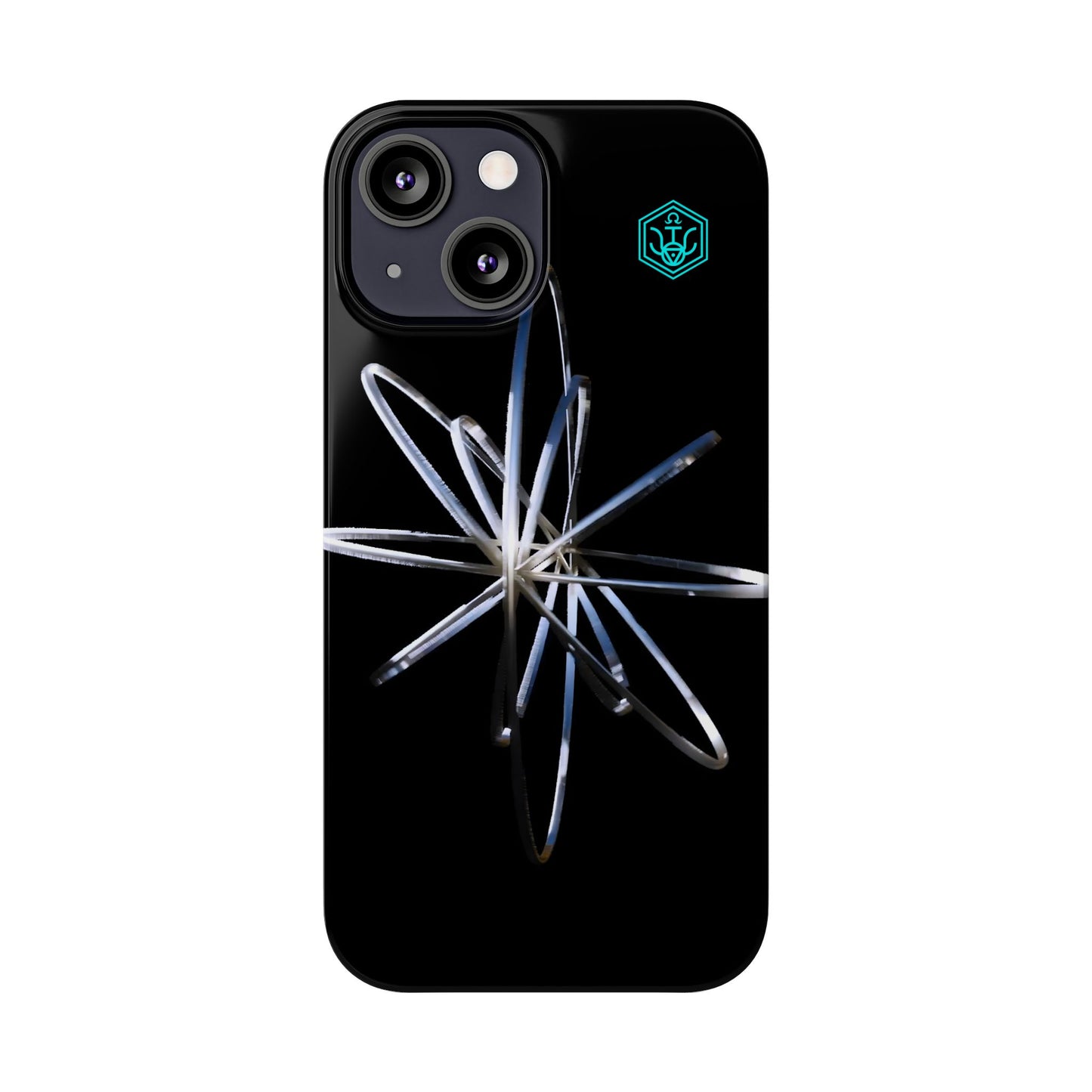 silver rings [ancient gyro relic] iPhone case