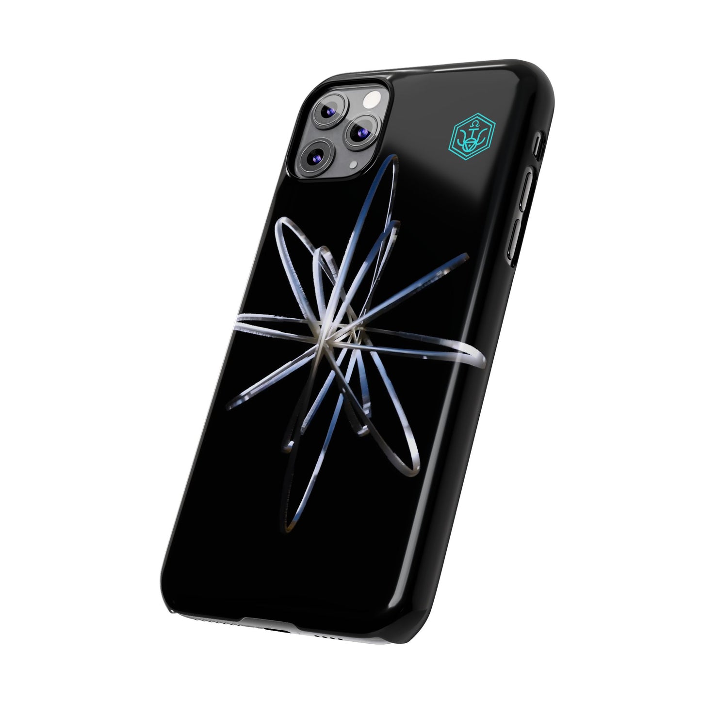 silver rings [ancient gyro relic] iPhone case