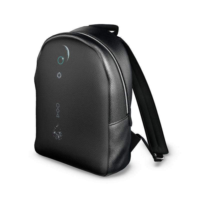 moon drop leather backpack