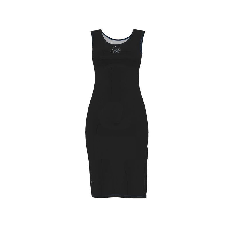 moon drop bodycon dress