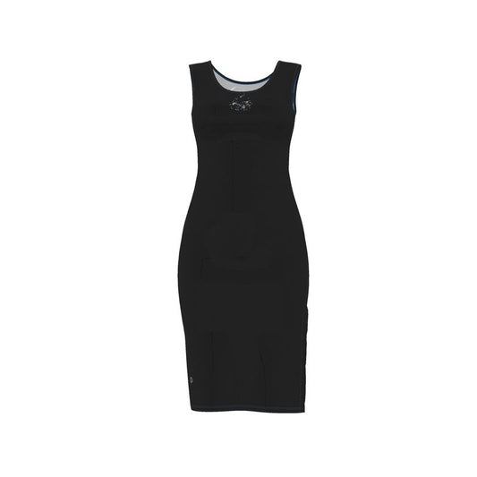 moon drop bodycon dress