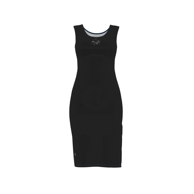 moon drop bodycon dress