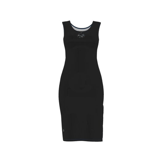 moon drop bodycon dress