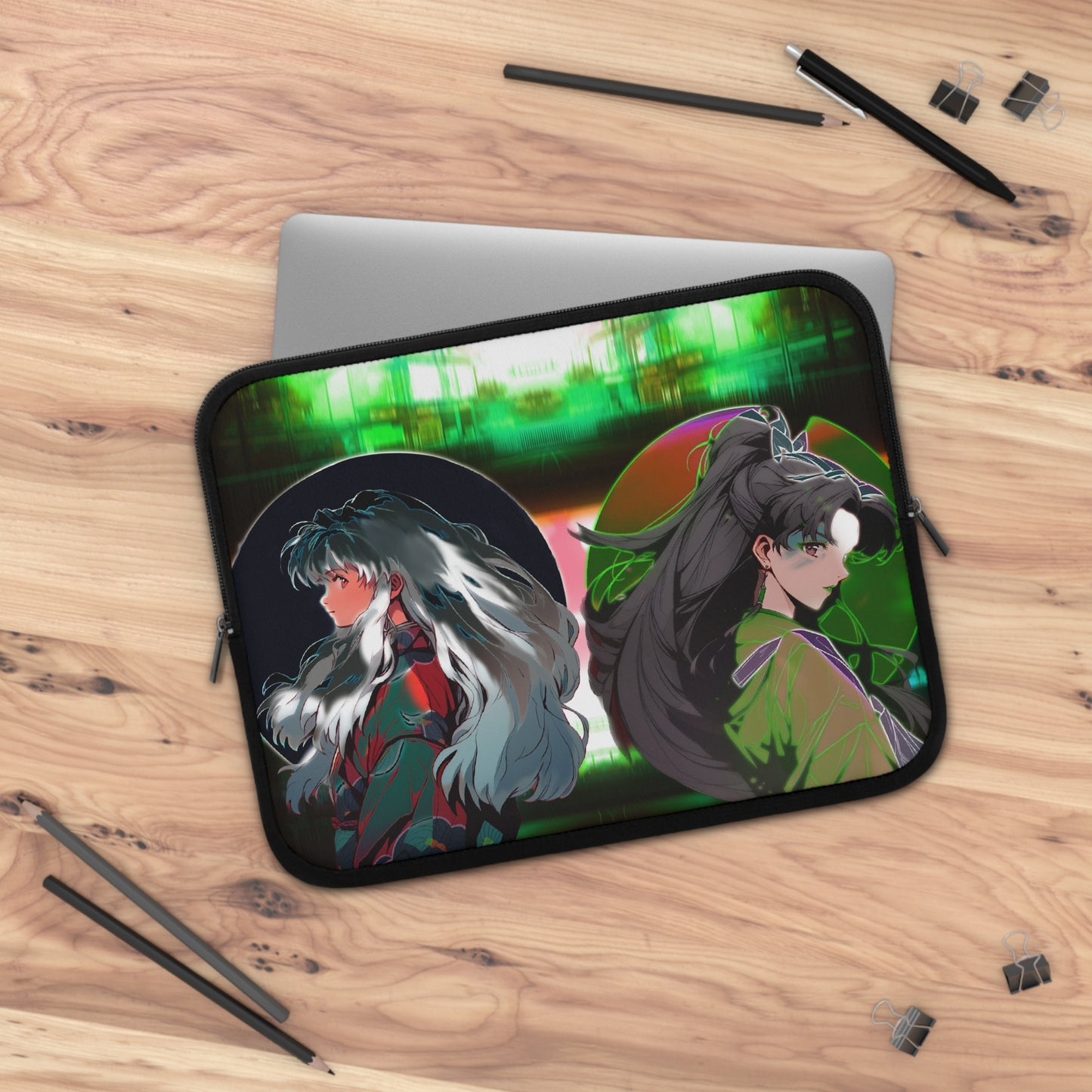 Laptop Sleeve (13") - Inuyasha & Kagome (Festival Night)