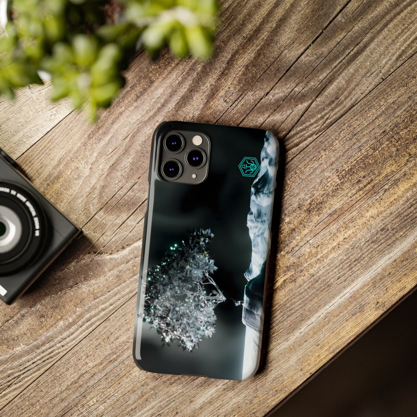 leaves of glass [stoic vortex] iPhone case ii