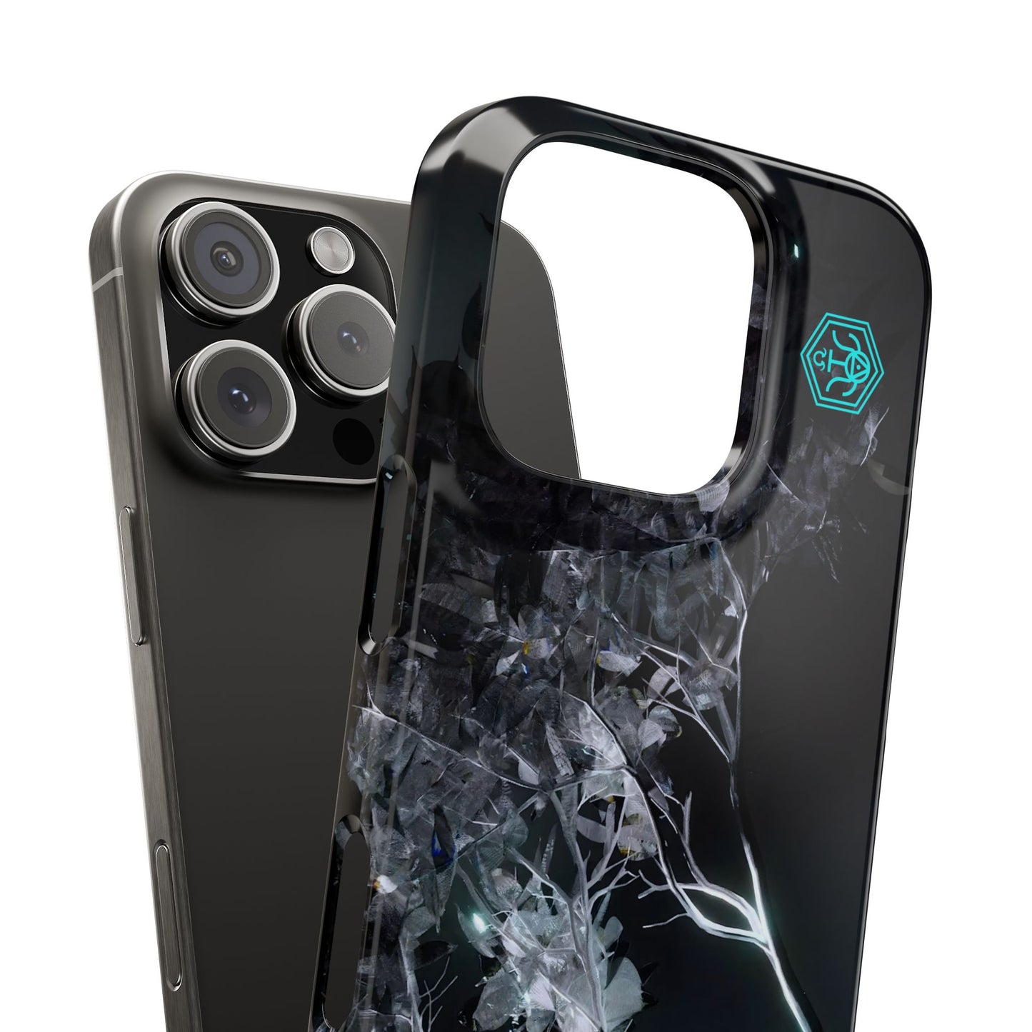 leaves of glass [midnight simulation] iPhone case ii