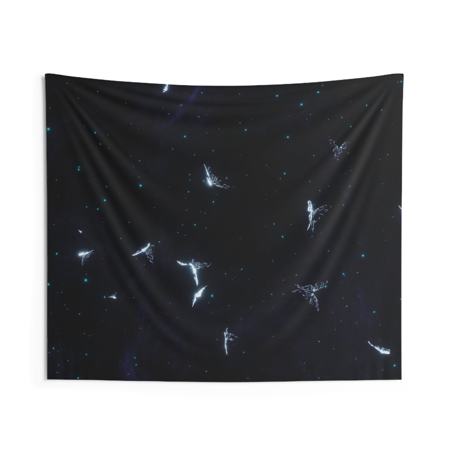 butterfly simulation [spectral cosmos] art tapestry i