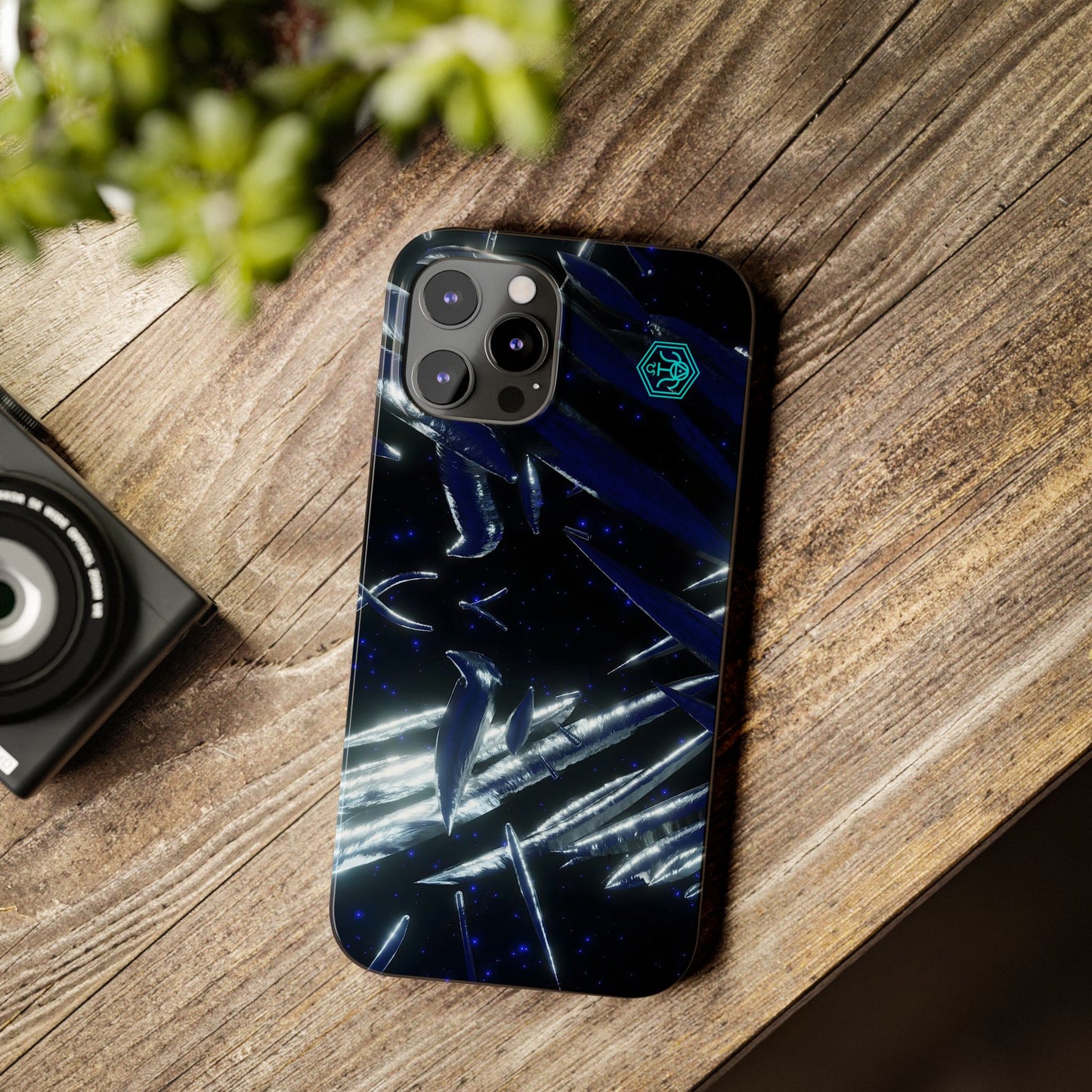 shadow totem [cosmic helix] iPhone case