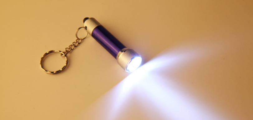Mini Keychain Light Emergency Night Light Camping Flashlight Portable LED Torch Aluminum Keyring