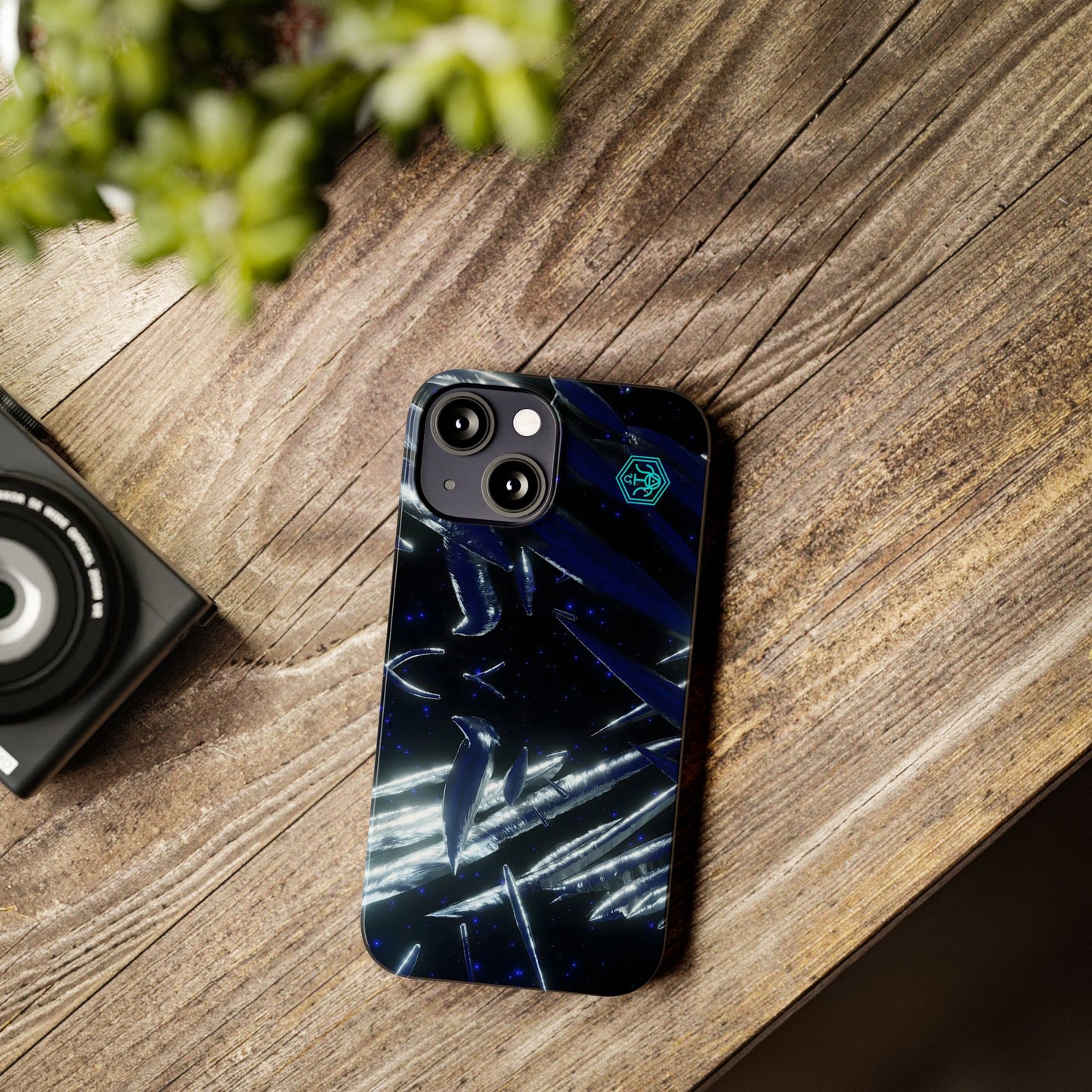 shadow totem [cosmic helix] iPhone case