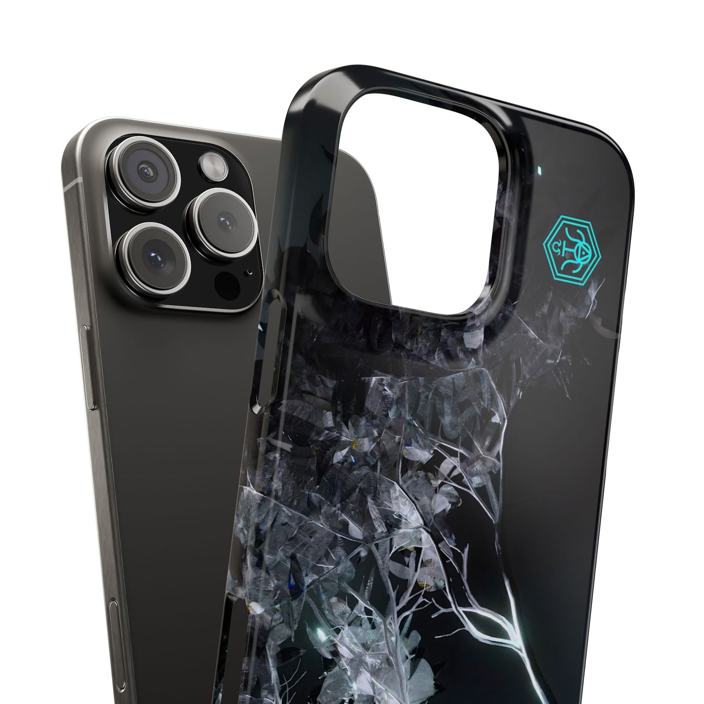 leaves of glass [midnight simulation] iPhone case ii