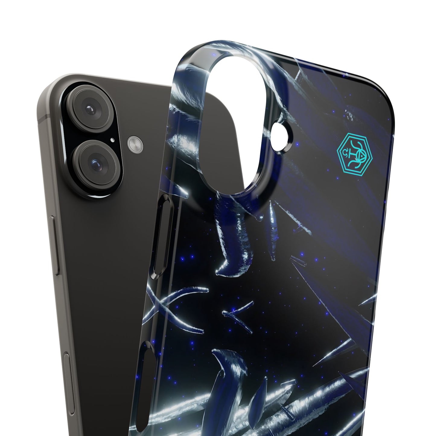 shadow totem [cosmic helix] iPhone case