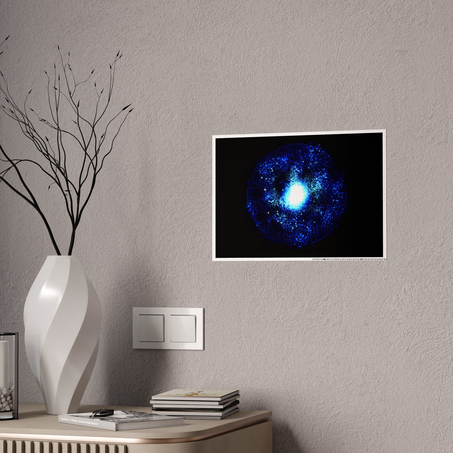 arcane sphere: ethereal hyper core [starscan orb] art print