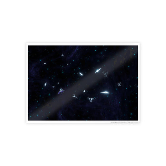 butterfly simulation [spectral cosmos] art print ii