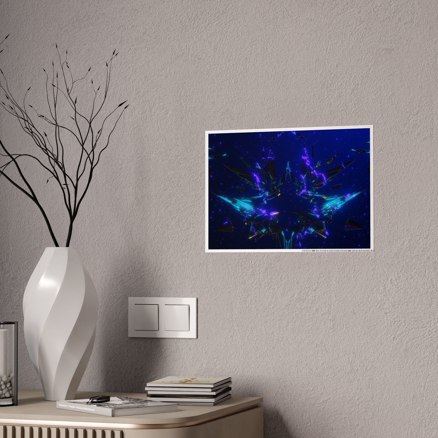 cosmic crown [grand overview] art print i