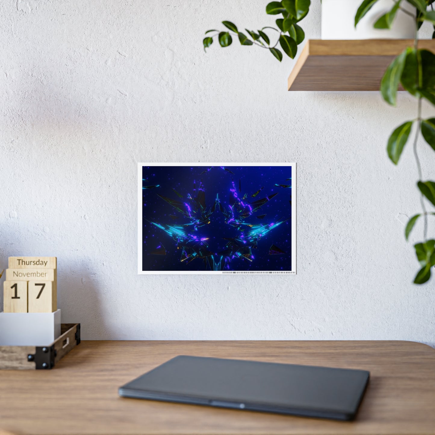 cosmic crown [grand overview] art print i