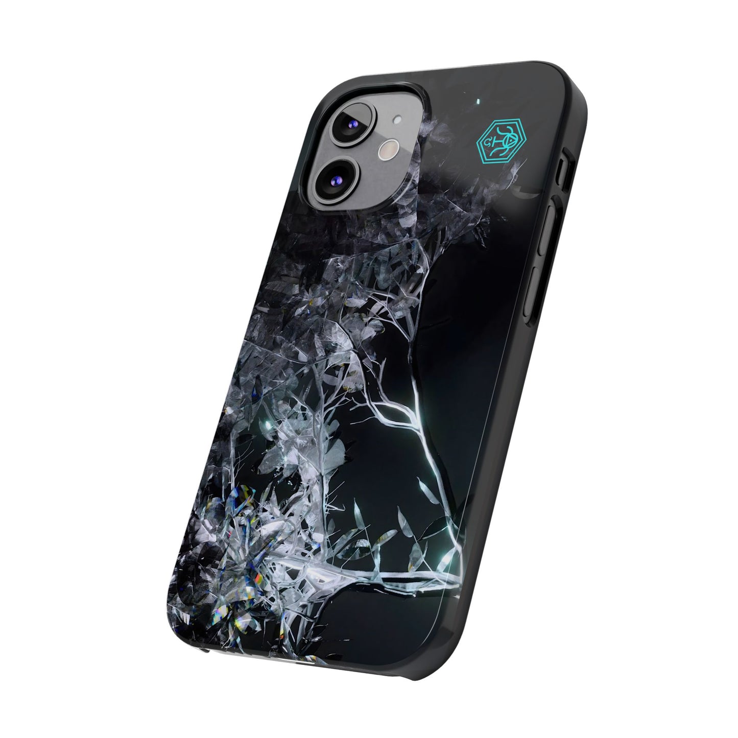 leaves of glass [midnight simulation] iPhone case ii