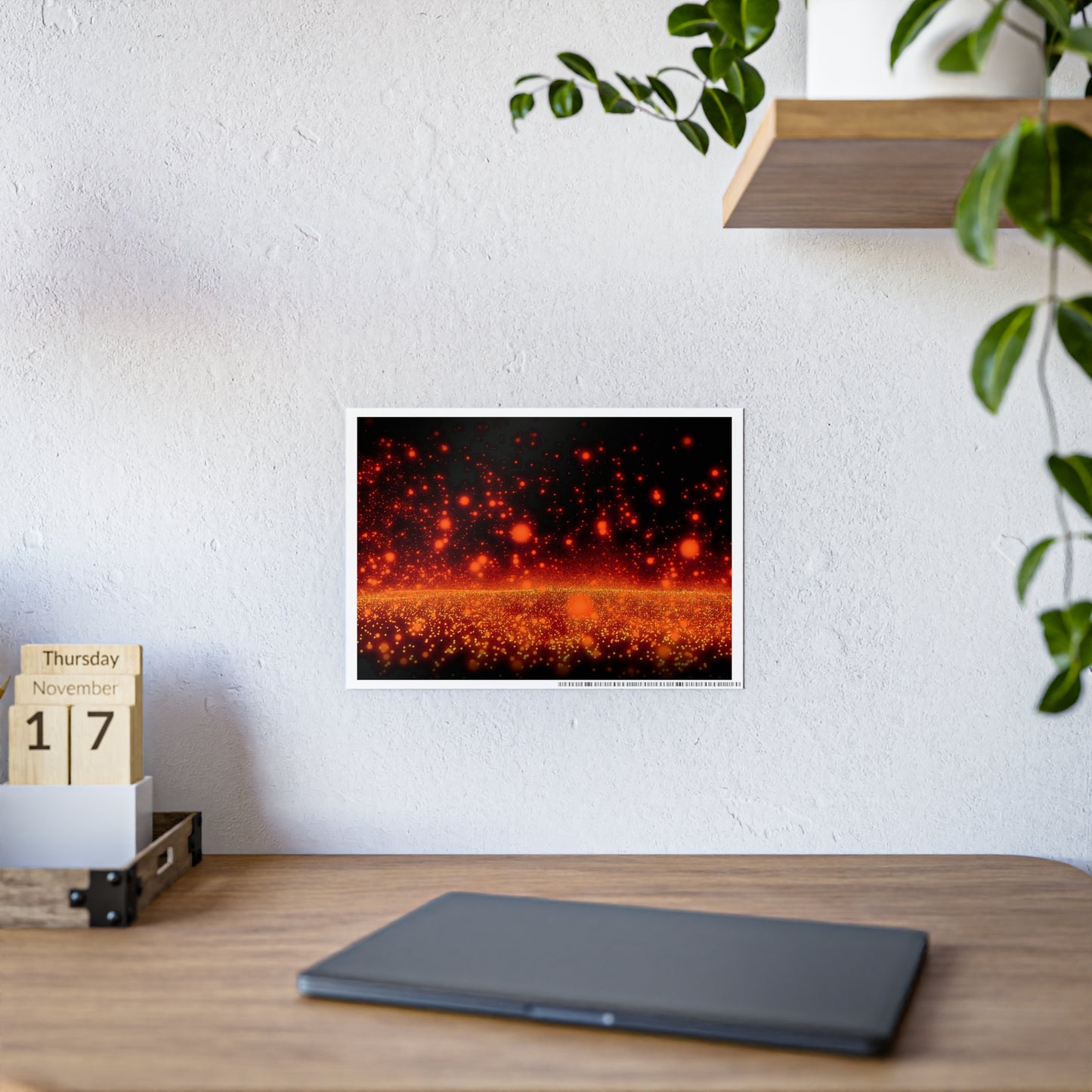 photon spectrum: particle simulation [sunseeker voyage] art print