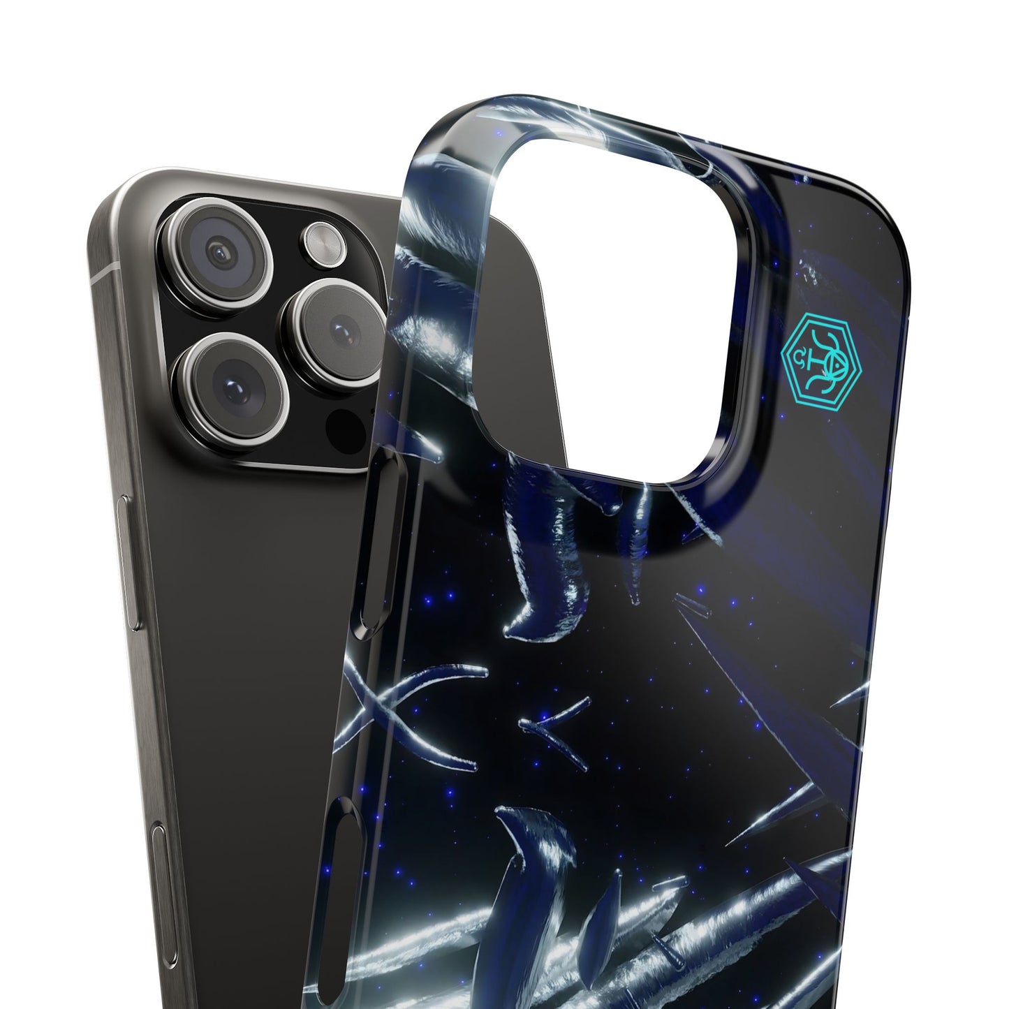 shadow totem [cosmic helix] iPhone case