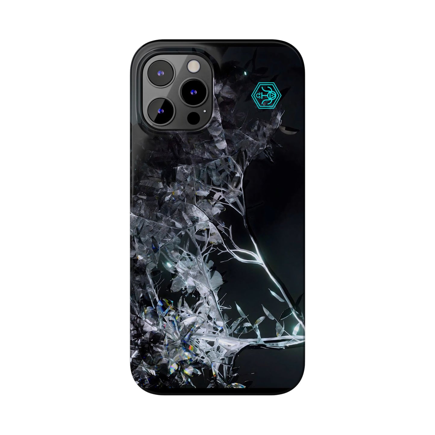 leaves of glass [midnight simulation] iPhone case ii