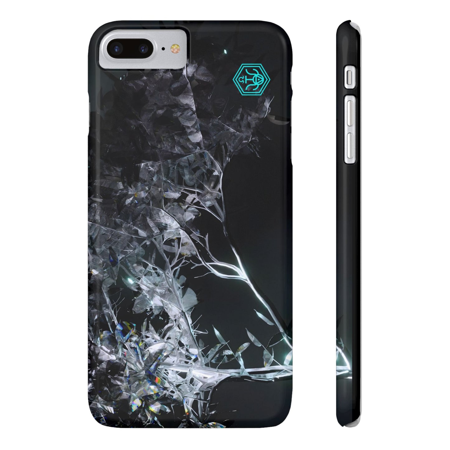 leaves of glass [midnight simulation] iPhone case ii