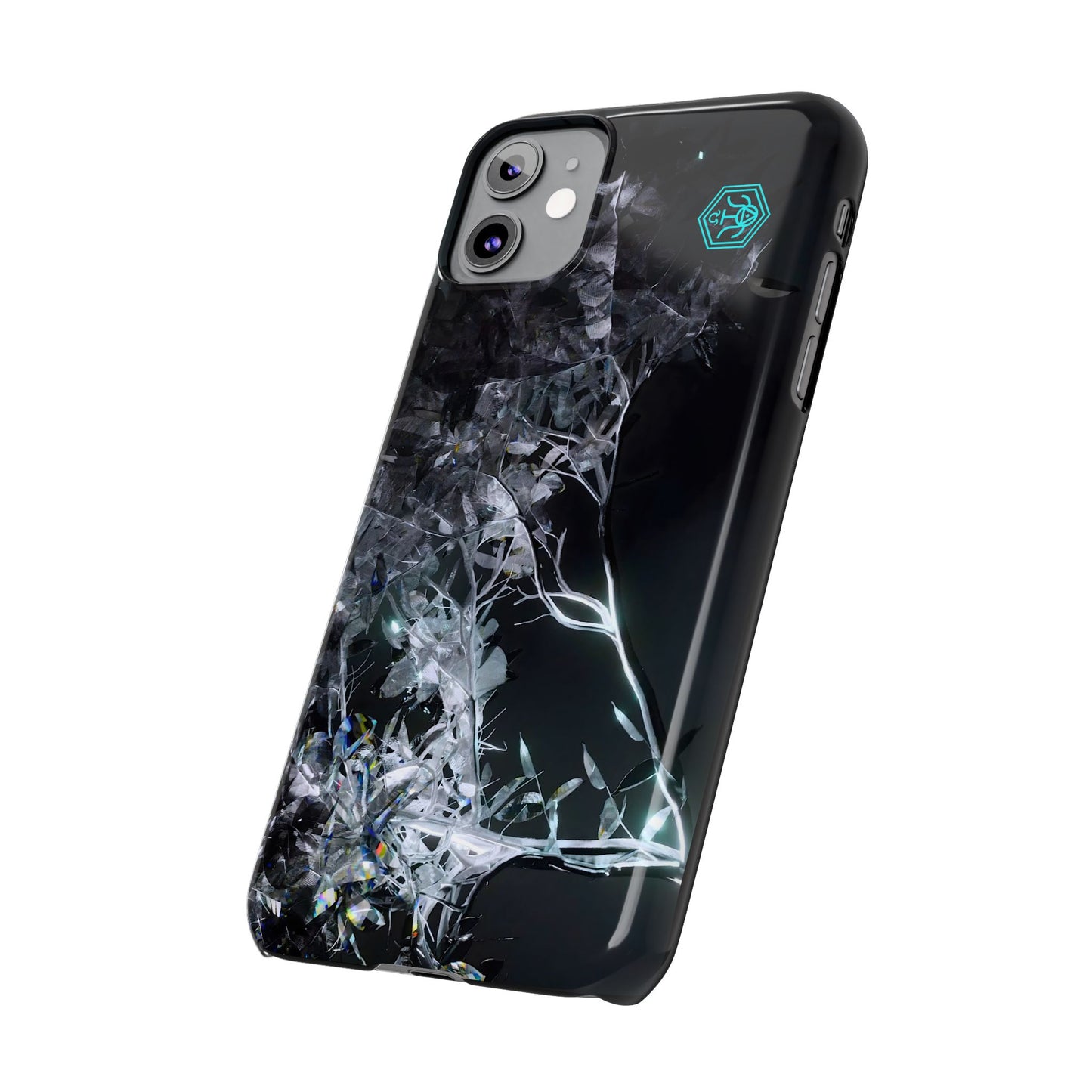 leaves of glass [midnight simulation] iPhone case ii