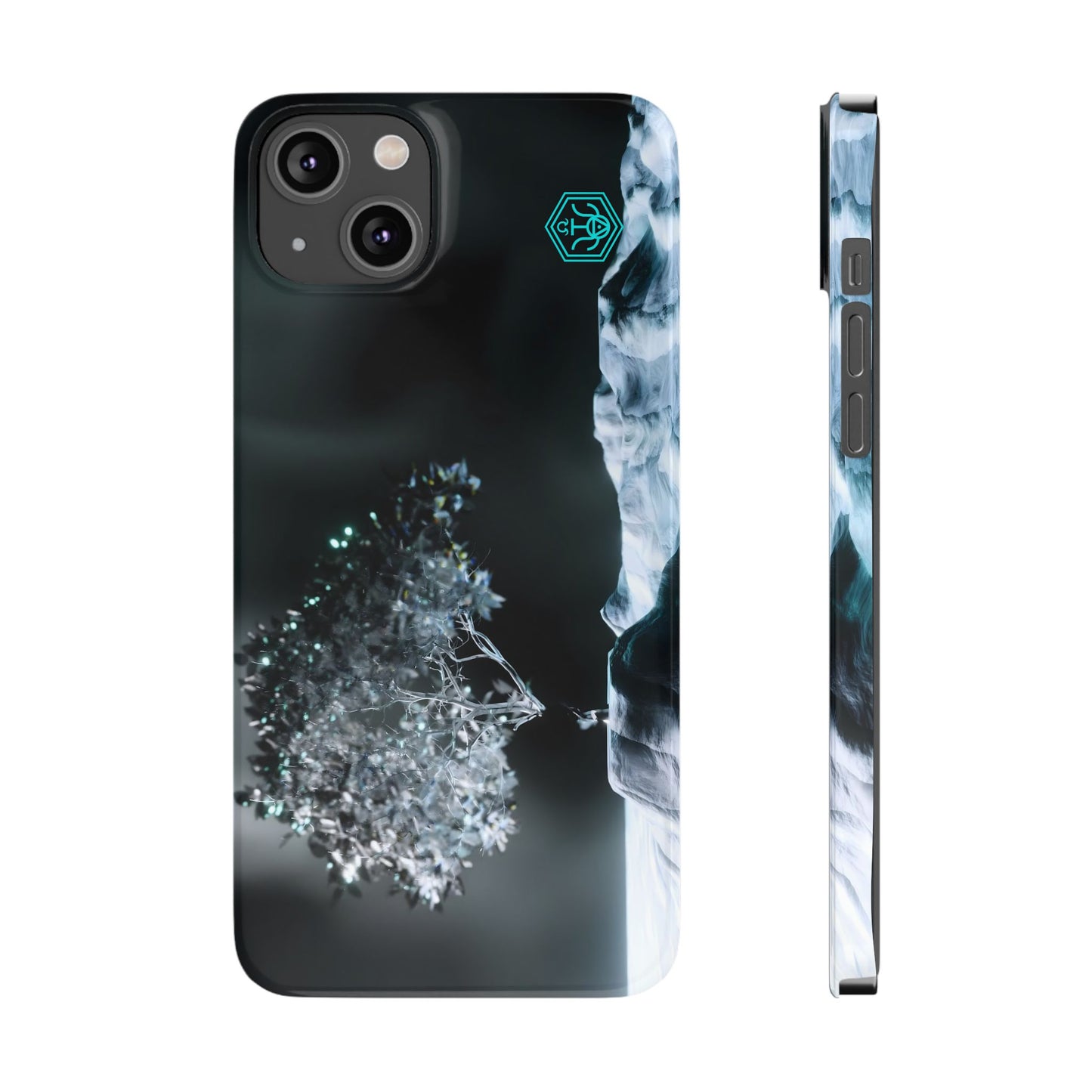 leaves of glass [stoic vortex] iPhone case ii