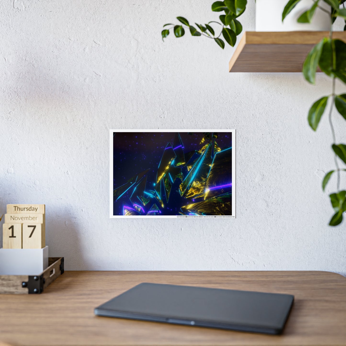 cosmic crown [spire elevation] art print