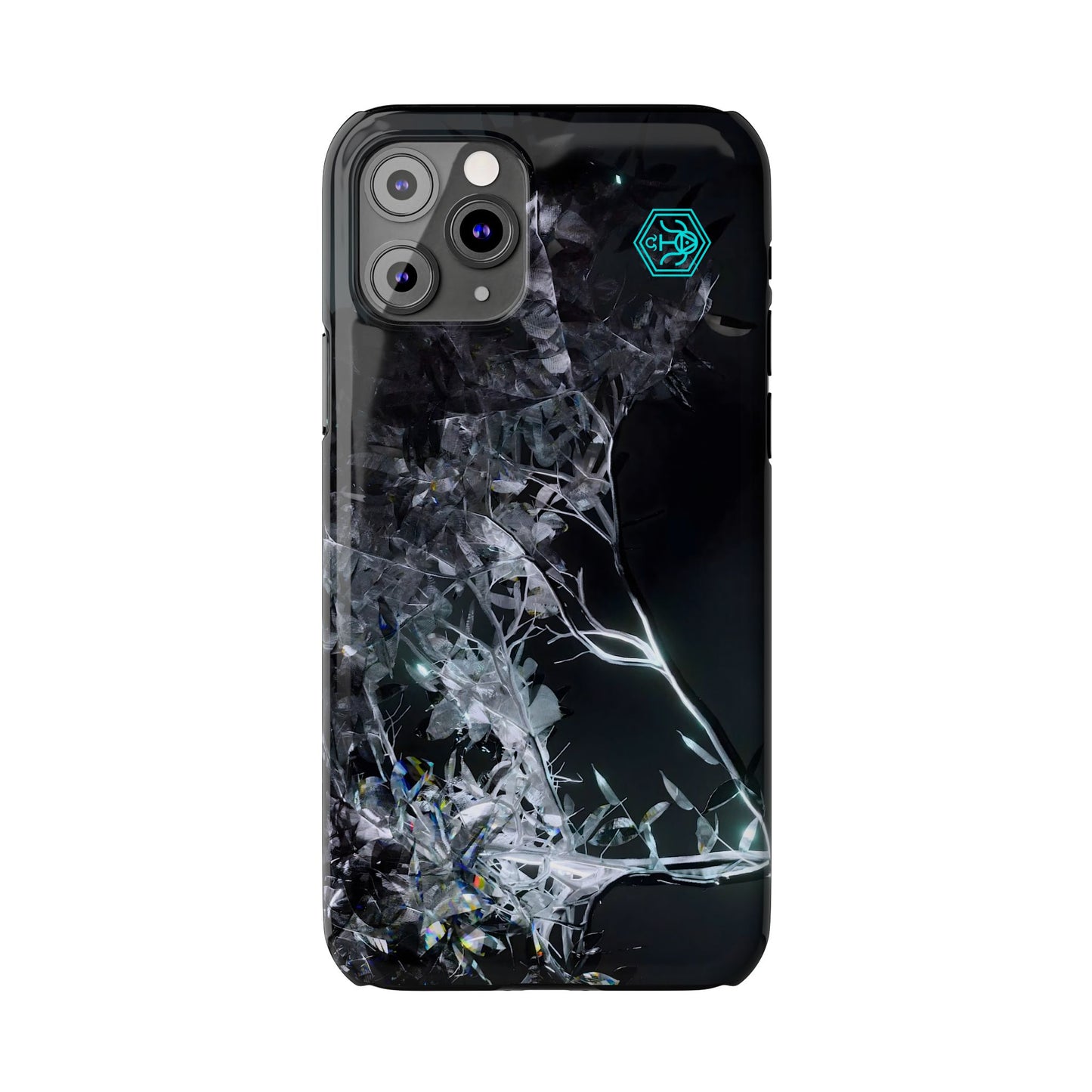 leaves of glass [midnight simulation] iPhone case ii