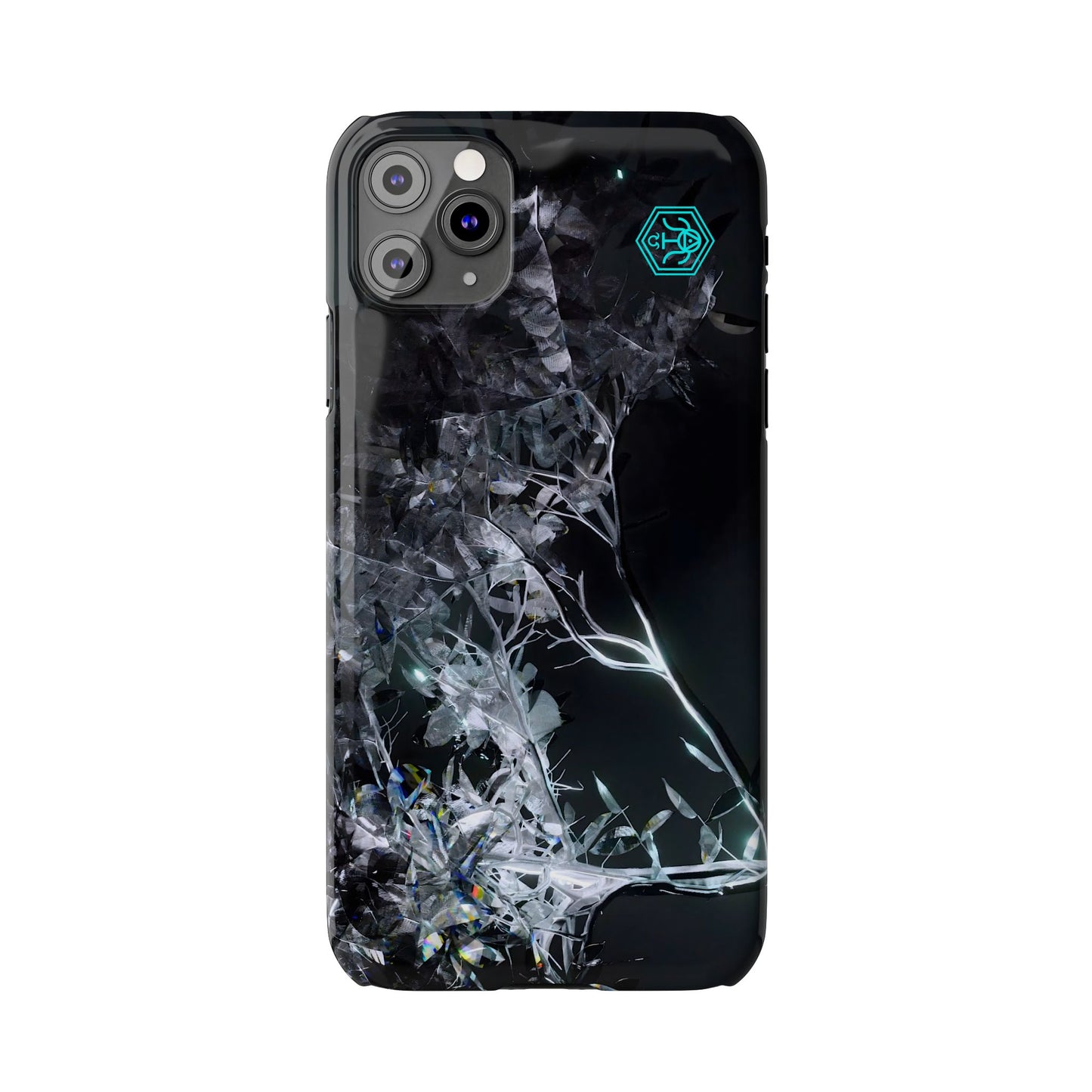 leaves of glass [midnight simulation] iPhone case ii