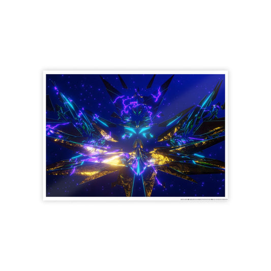 cosmic crown [grand overview] art print ii