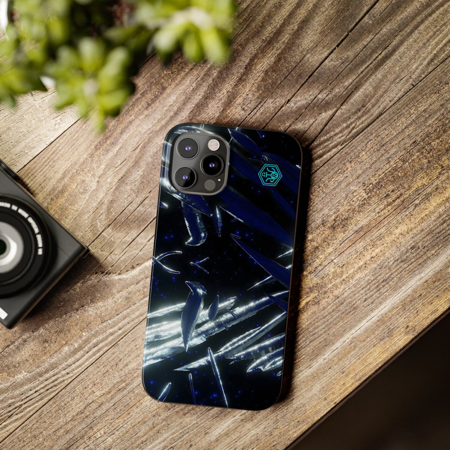 shadow totem [cosmic helix] iPhone case