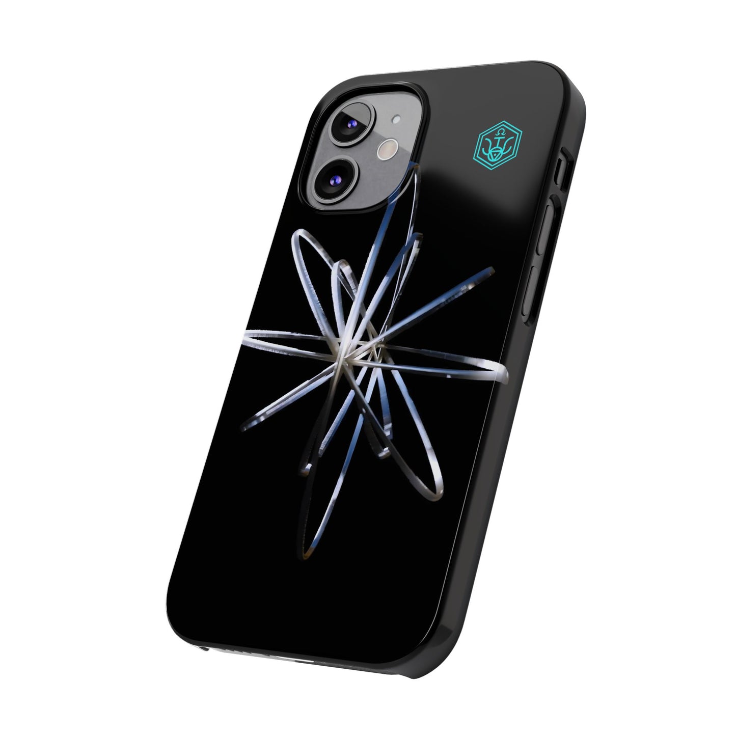 silver rings [ancient gyro relic] iPhone case