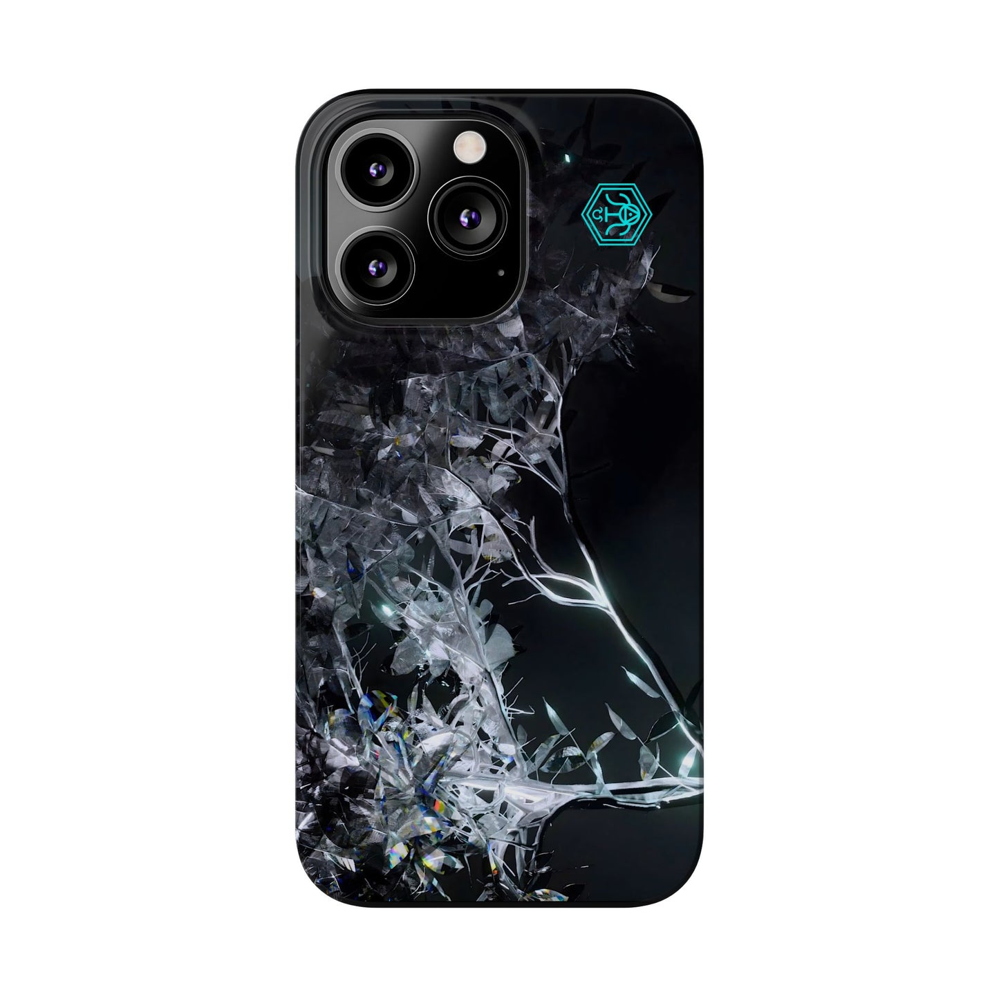 leaves of glass [midnight simulation] iPhone case ii