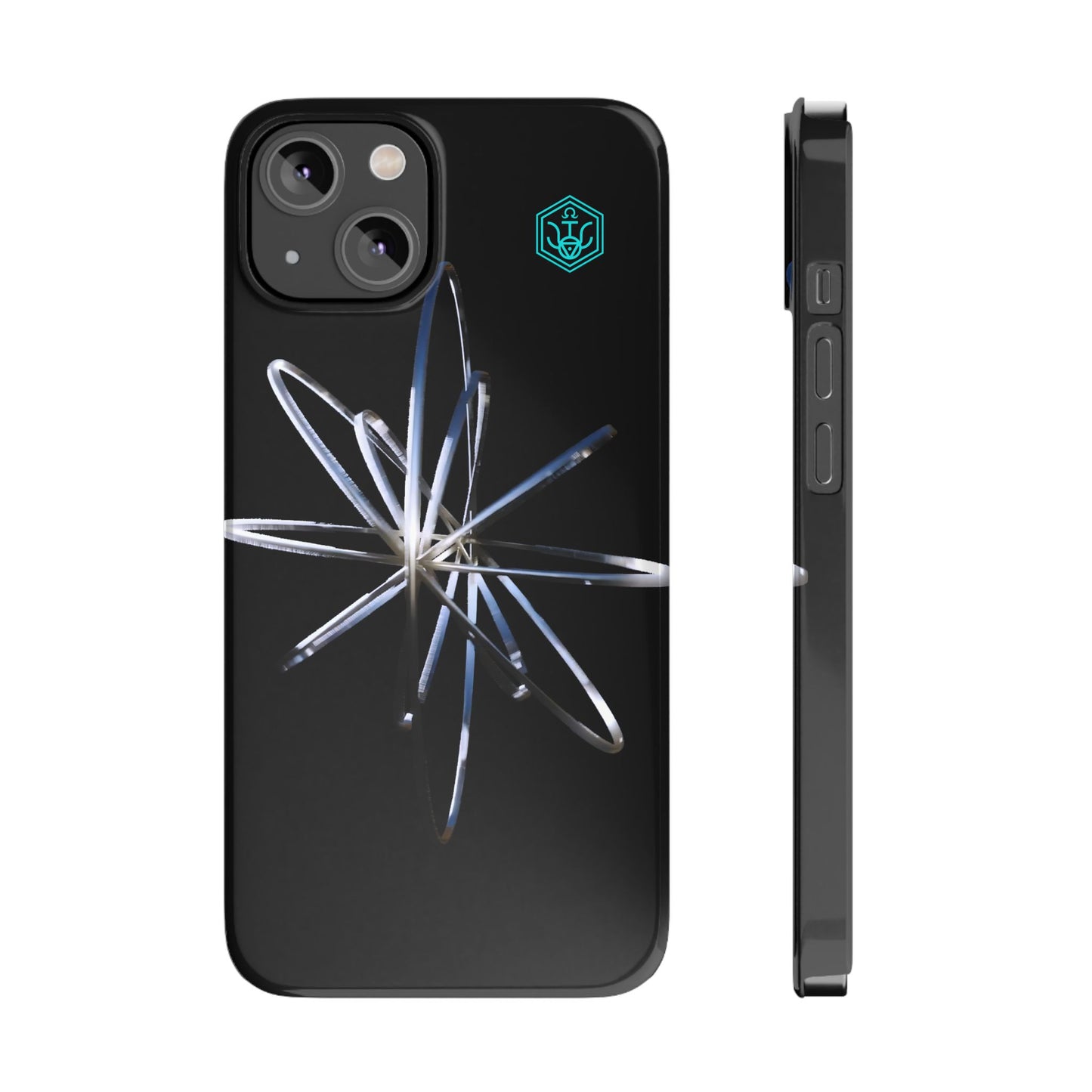 silver rings [ancient gyro relic] iPhone case