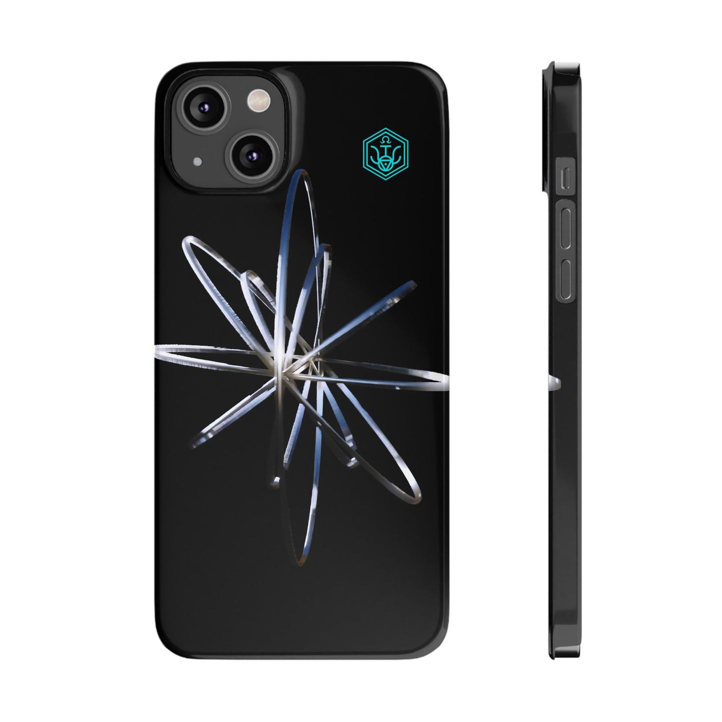 silver rings [ancient gyro relic] iPhone case