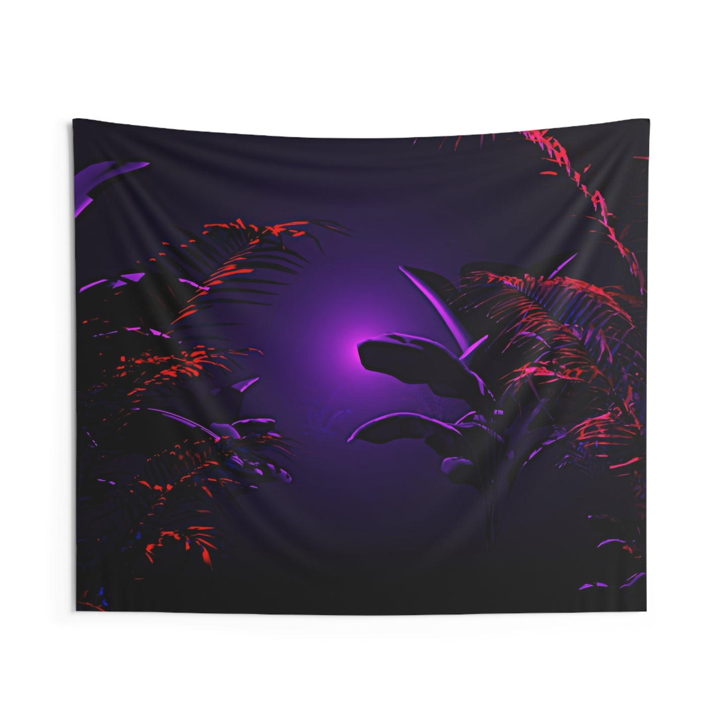 ultraviolet shadow [jungle flora] art tapestry