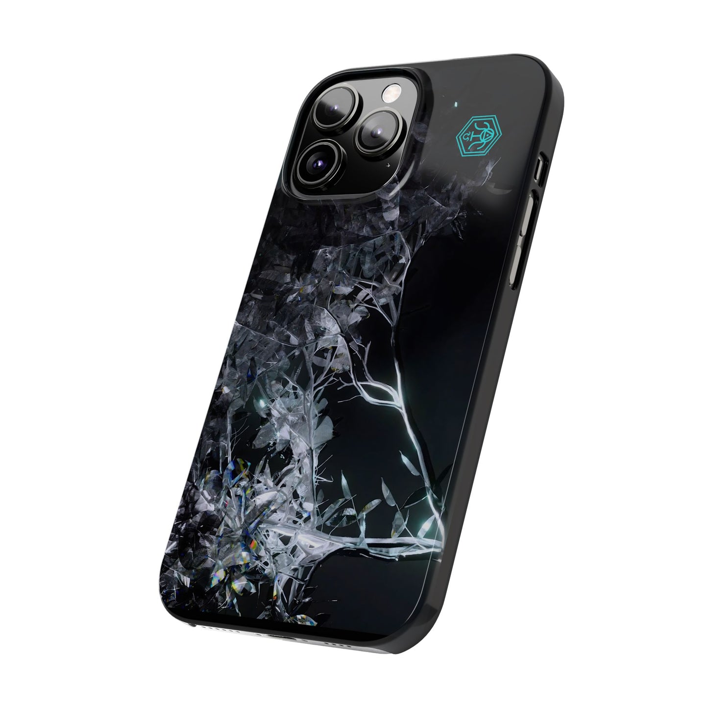 leaves of glass [midnight simulation] iPhone case ii