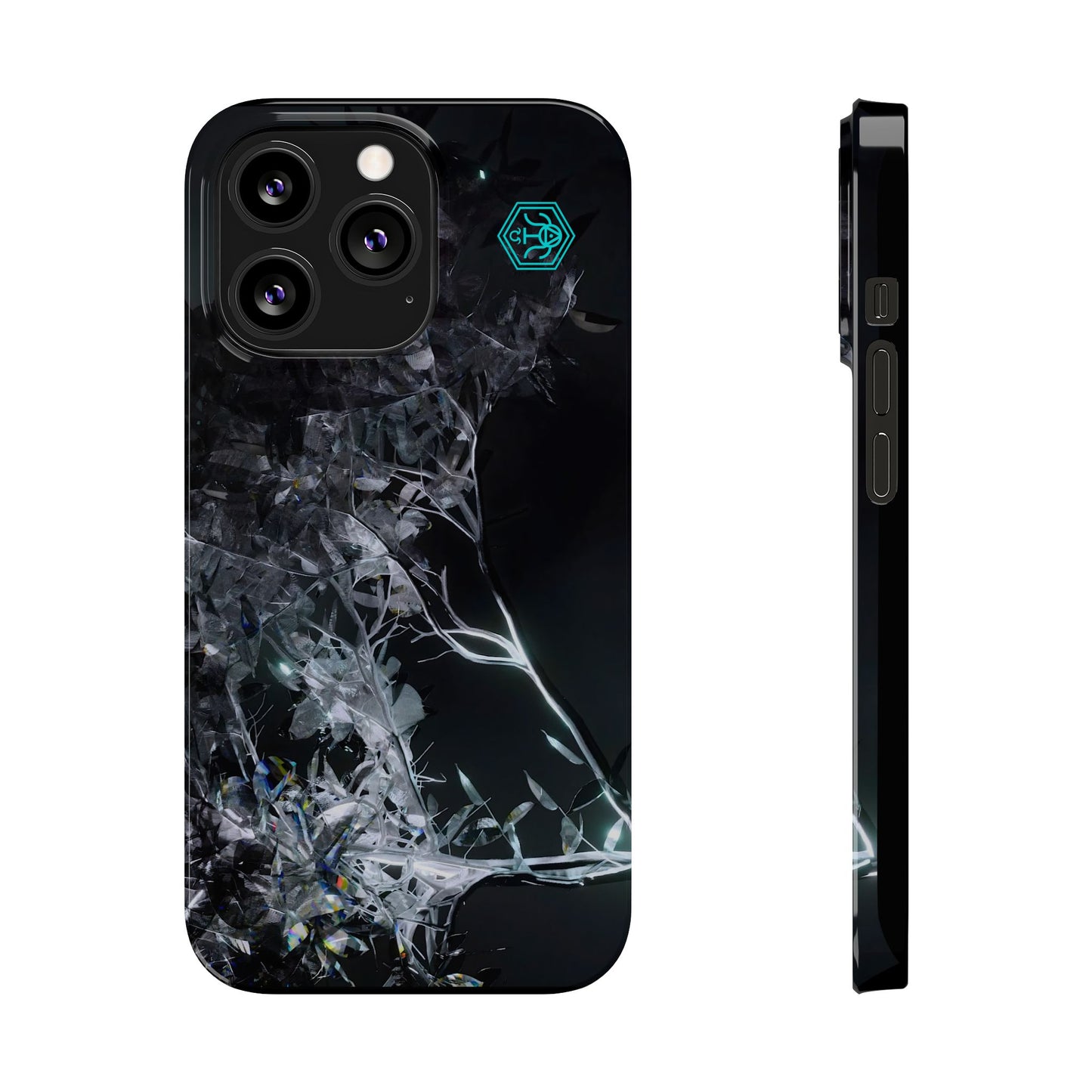 leaves of glass [midnight simulation] iPhone case ii