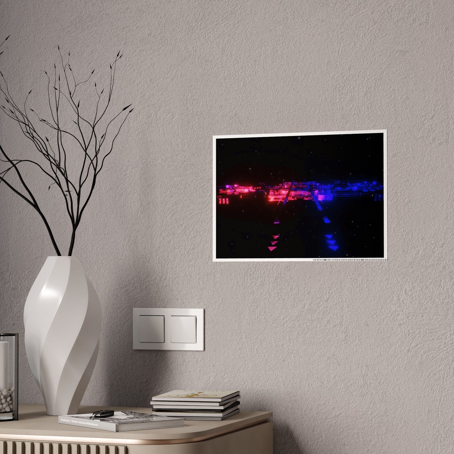 eternal frame [tribal flyover] art print i