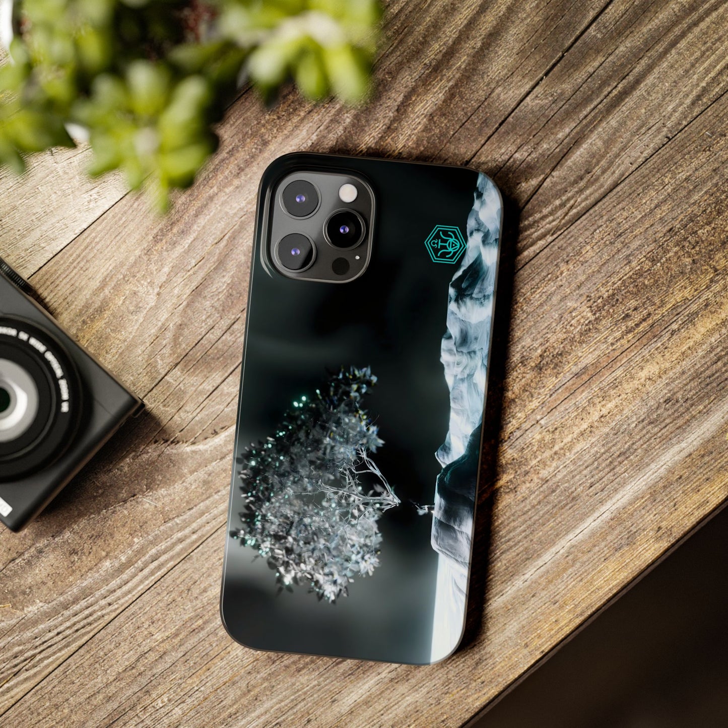 leaves of glass [stoic vortex] iPhone case ii