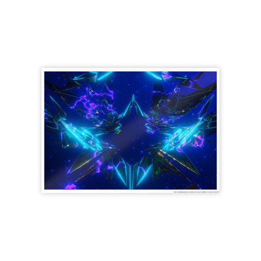 cosmic crown [grand overview] art print iii